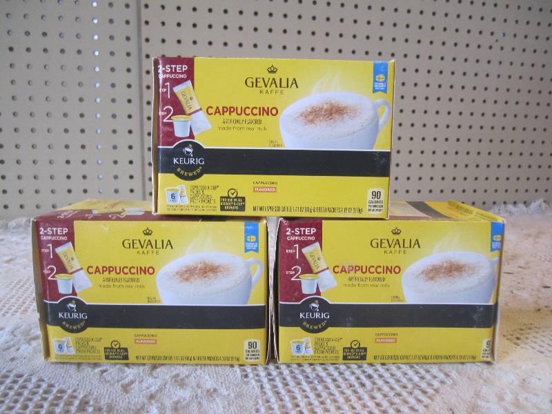 lot 108 image: Lot of 3 Boxes Keurig K-Cup Packs 6...
