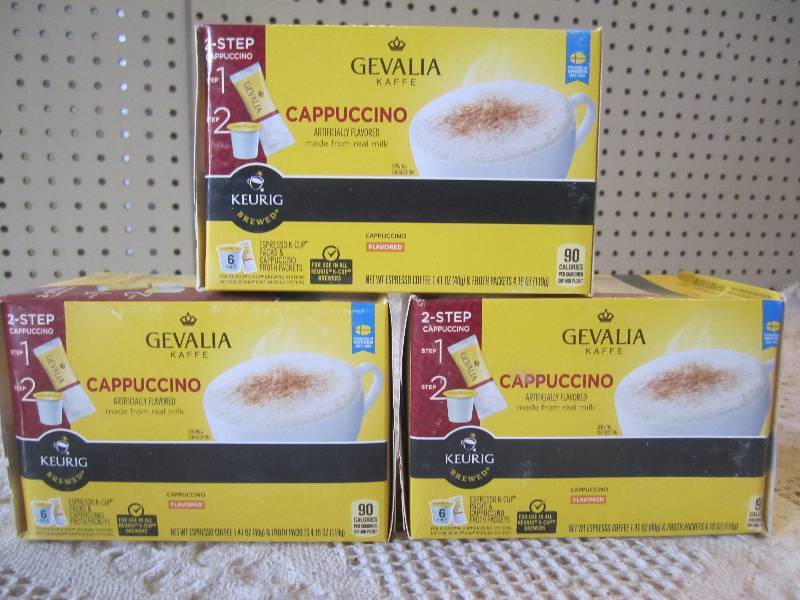 lot 109 image: Lot of 3 Boxes Keurig K-Cup Packs 6...