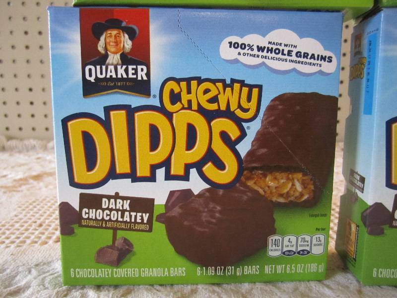 lot 125 image: 4 Boxes Chewy Dipps Dark Chocolate ...