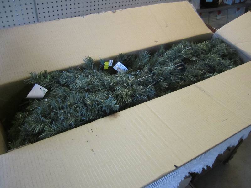 lot 154 image: 6.5 Foot Pre Lit Christmas Tree Spr...
