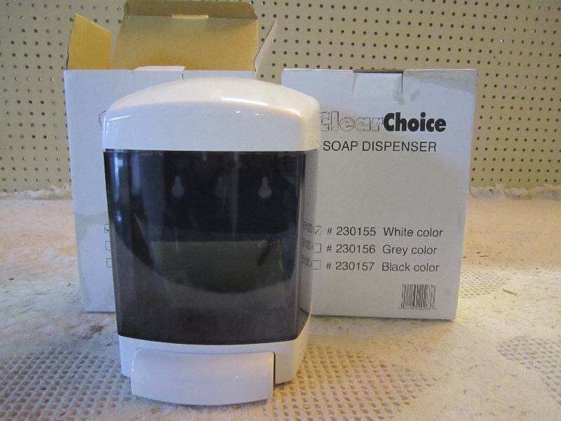 lot 173 image: Lot of 2 Clear Choice Soap Dispense...
