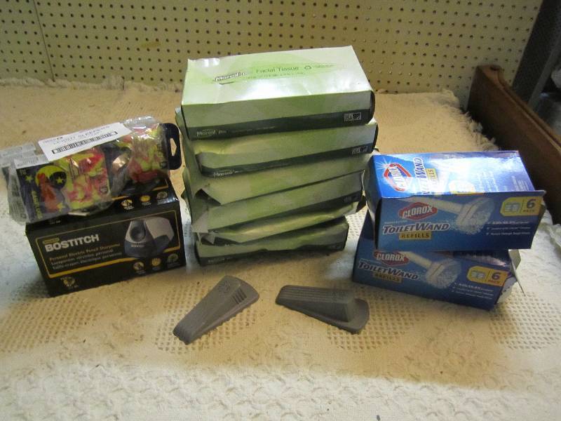 lot 213 image: Lot of Misc. Ear Plugs, Facial Tiss...