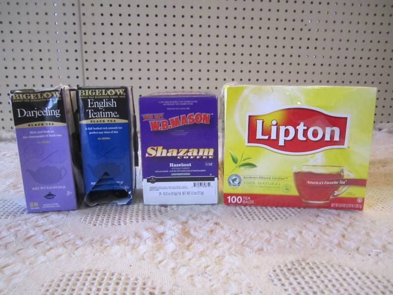 lot 232 image: Lot of Misc Coffee and Tea See Phot...