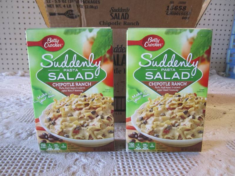 lot 246 image: Case of 12 Suddenly Salad Pasta Chi...