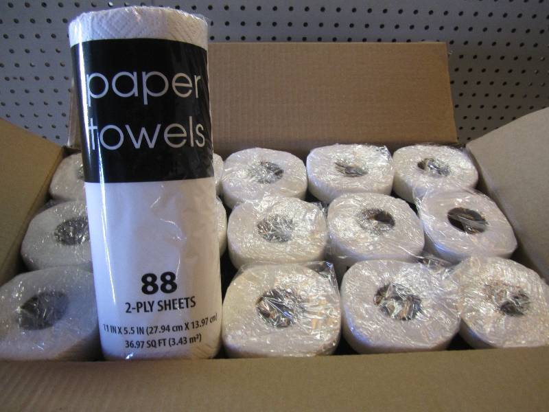lot 258 image: Case of 30 Rolls Paper Towels...