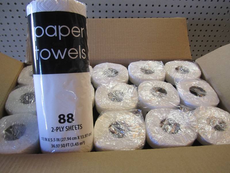 lot 259 image: Case of 30 Rolls Paper Towels...
