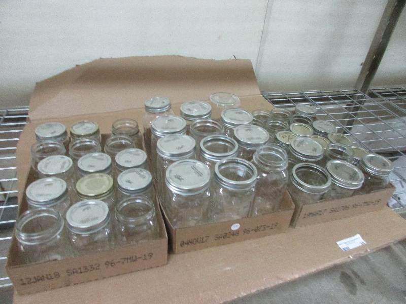 lot 34 image: Canning jars