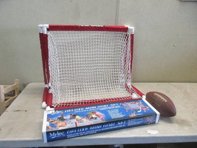 lot 65 image: Hockey Set and Football