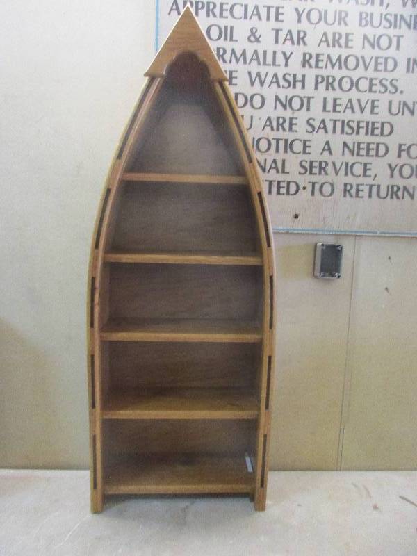 lot 71 image: Canoe Shaped Shelf