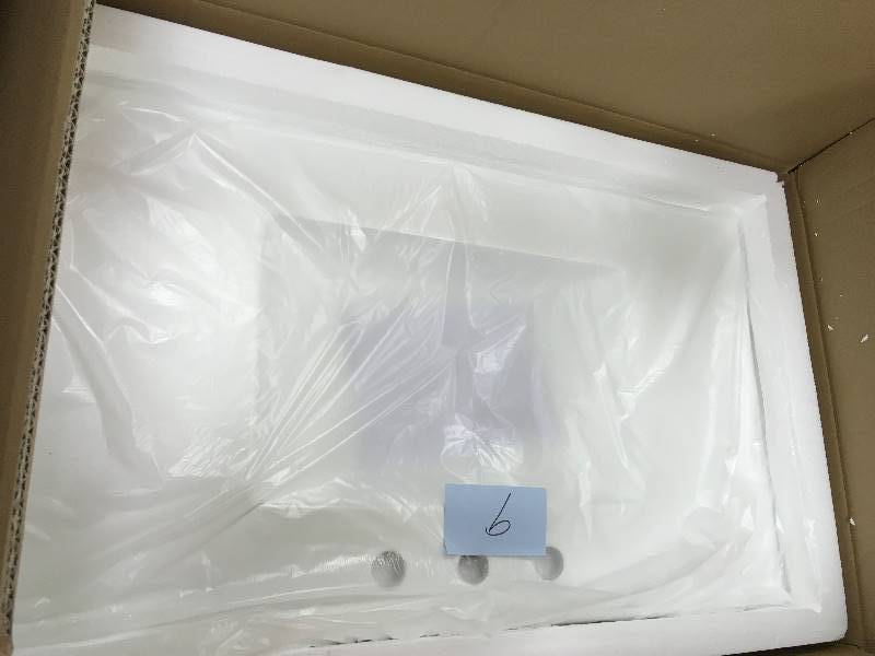 lot 9 image: Avanity Vitreous China Top Rectangular Bathroom Sink open box never used