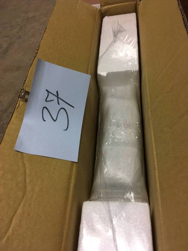 lot 37 image: Gatco Latitude II Mirror 22-in. x 30 in. open box never used