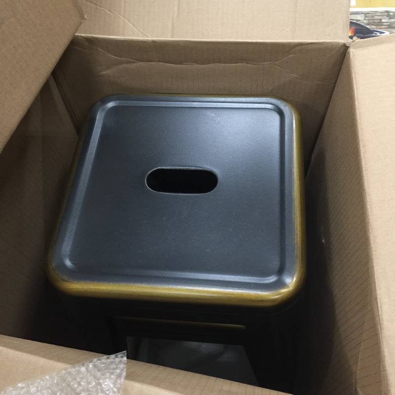 lot 78 image: Bristow 2 CTN 26 Backless Metal Barstools open box never used