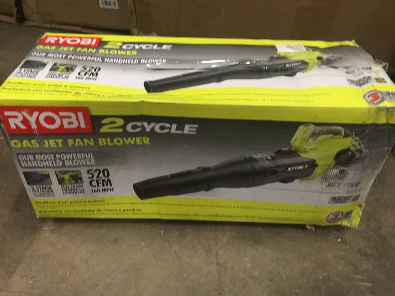 lot 96 image: Ryobi 2 Cycle Gas Jet Fan Blower