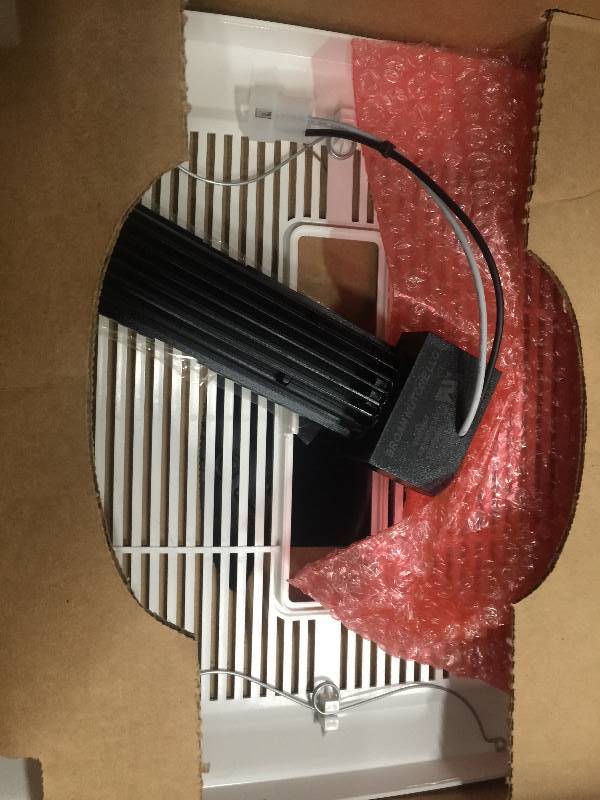 lot 101 image: NuTone InVent Series 110 CM Ceiling Exhaust Bath Fan with Light, Energy Star open box never used