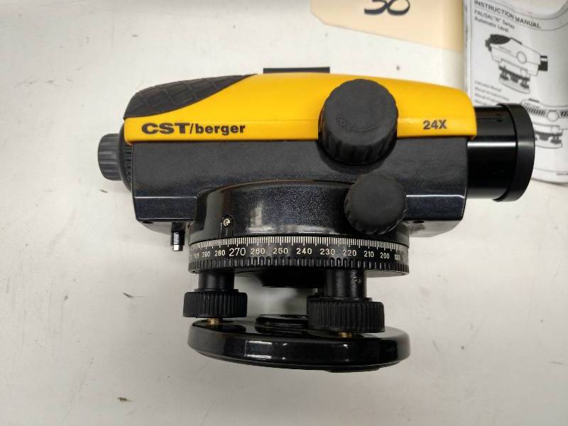 lot 30 image: CSTBerger 24X Automatic Level, Wor...