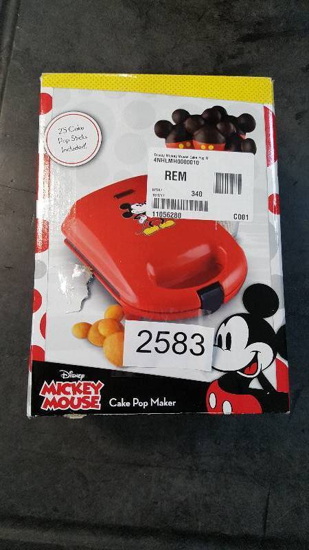 lot 2583 image: Disney Mickey Mouse Cake Pop Maker