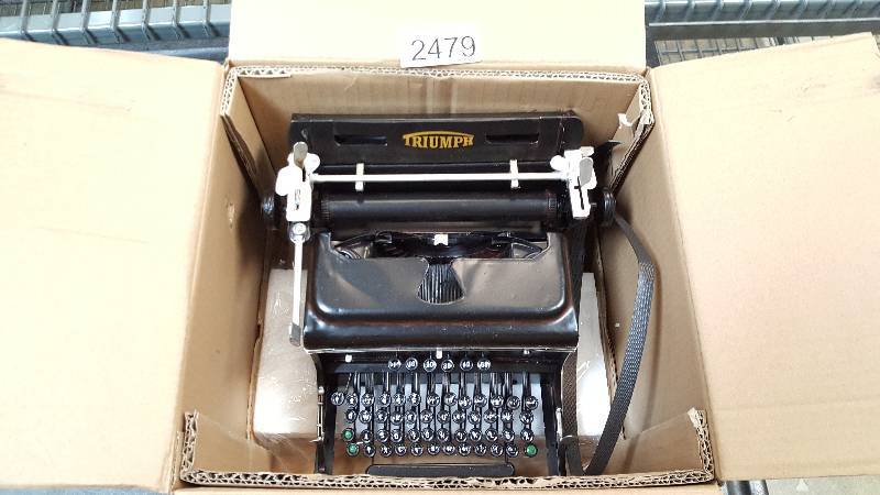 lot 2479 image: Lillian Rose Wedding 1945 Mini Typewriter Replica
