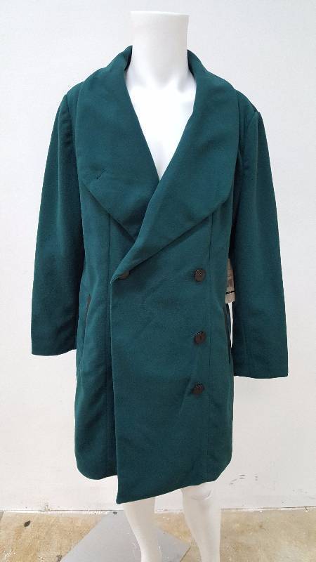 lot 670 image: Harv Benard Womens 34-Length Double-Button Coat - Size XL