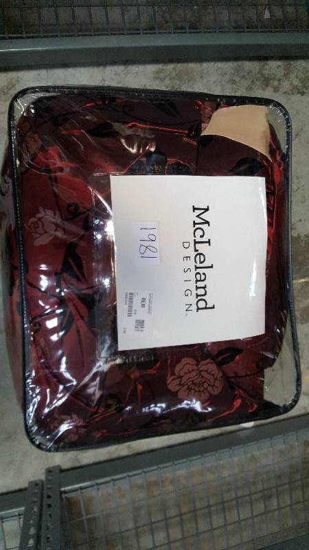 lot 1981 image: McLeland Design Angela 8-Pc. Embellished Comforter Set - King Size
