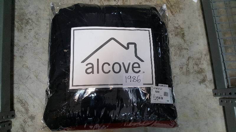 lot 1986 image: alcove Solid Color Microfiber Reversible Comforter - Queen Size