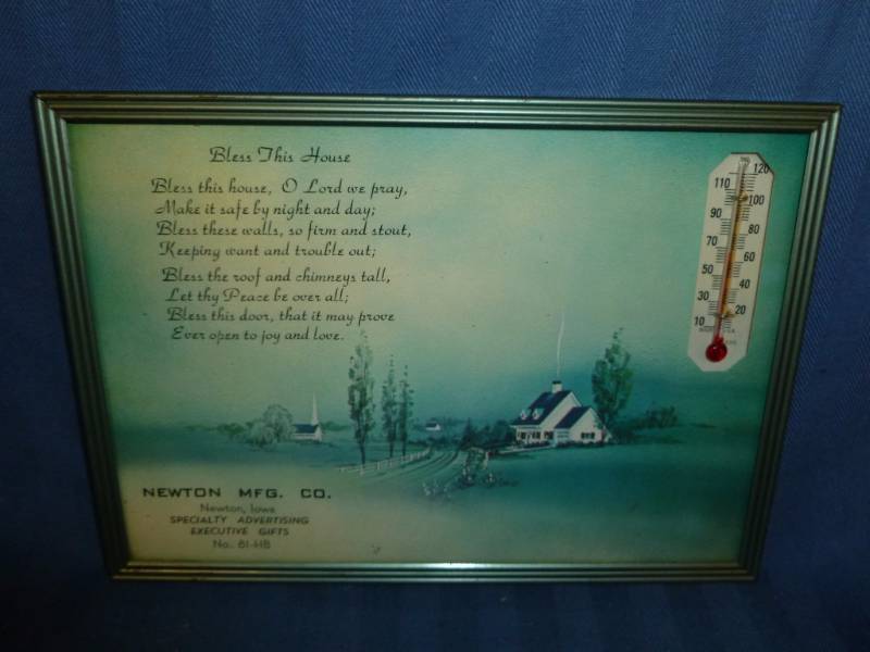 lot 122 image: Vintage Advertisement Thermometer