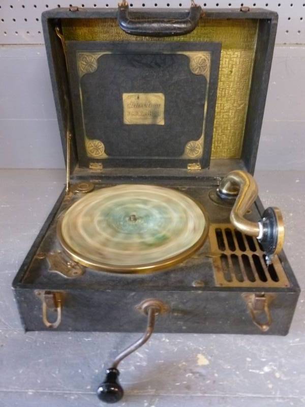 lot 132 image: Antique Record Player