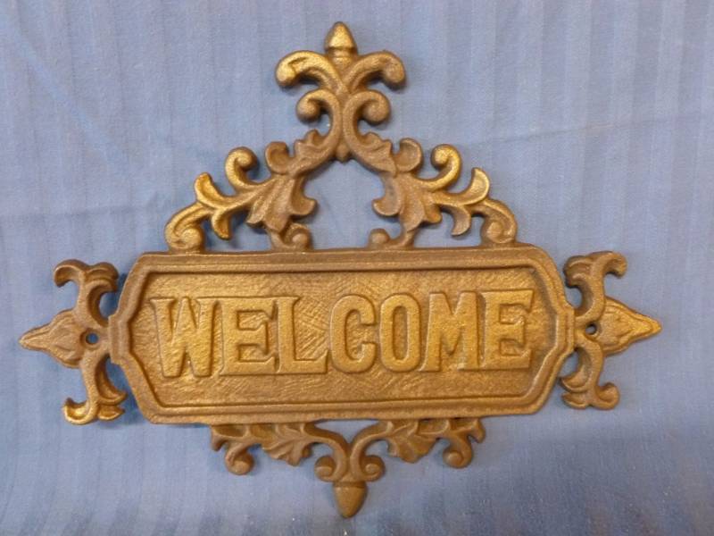 lot 204 image: Cast Iron Sign