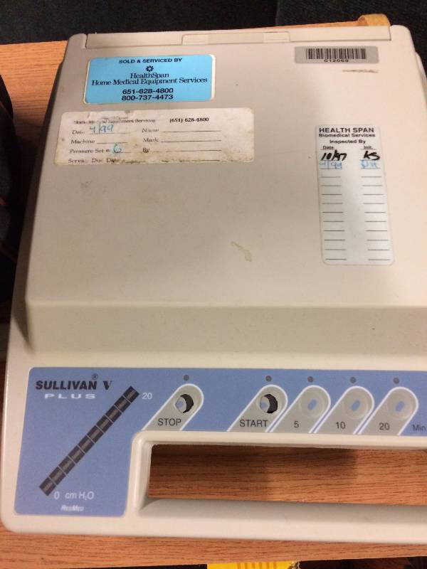lot 4 image: ResMed Sullivan V Plus CPAP Systems and Carry Bag - Super Condition - Works