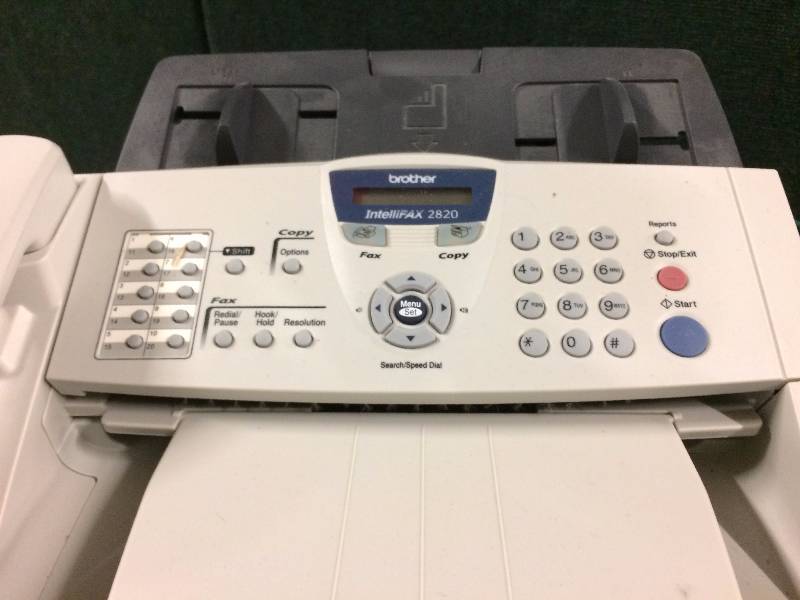 lot 3 image: Brother Intellefax 2820 Small Business Or Home Office Fax Laser Printer 8MB Memory - Excellent Working Condition
