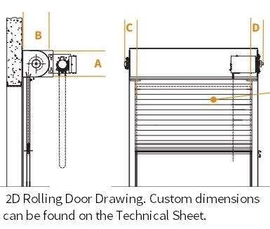 Cookson Powered Rollup Service Overhead Coiling 30 Width Door With Bison AC Gear Motor 016-200-0044 - Was In Working Order When Removed
