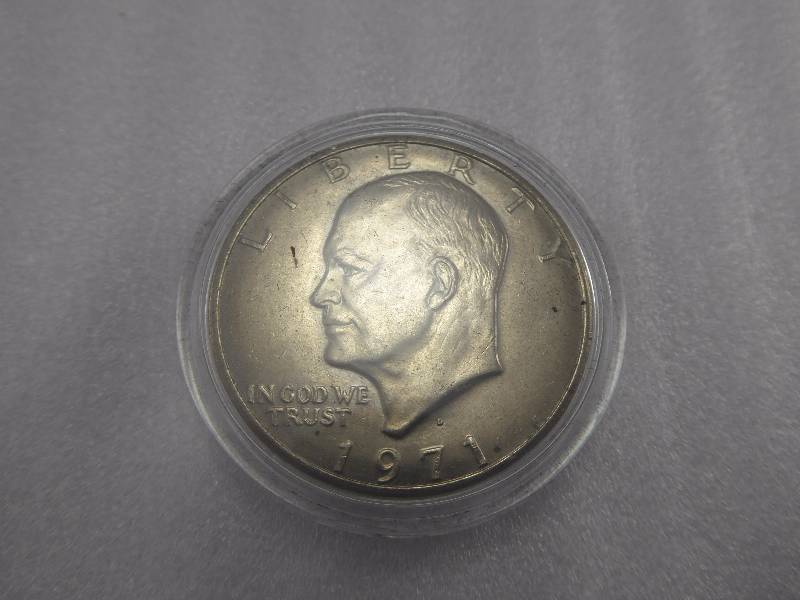 lot 2 image: 1971 d Eisenhower dollar