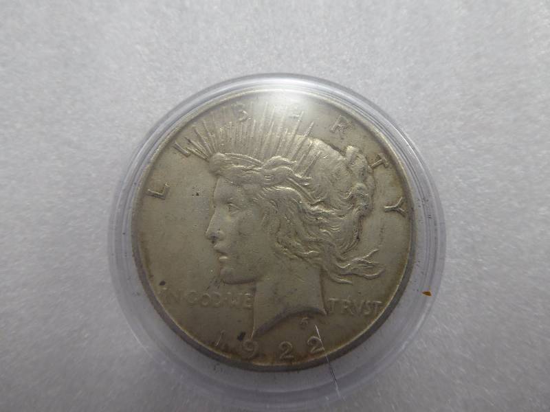 lot 3 image: 1922 S Peace Dollar