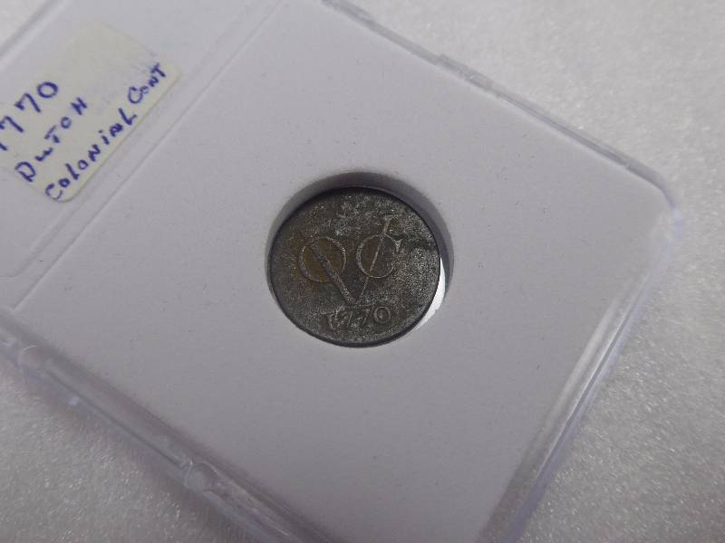 lot 5 image: 1770 Colonial Dutch East India Company Coin