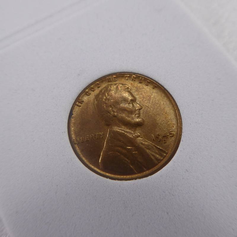 lot 20 image: 1945 D Lincoln Cent