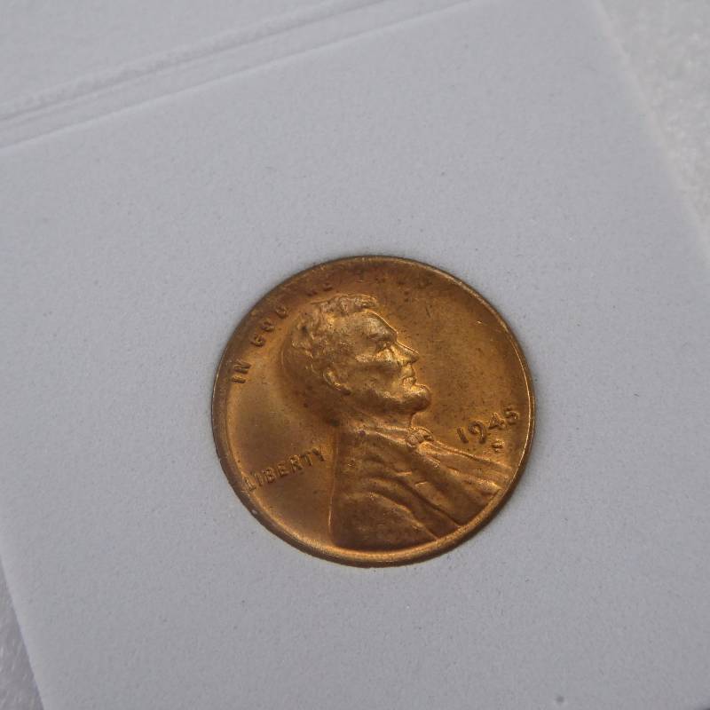 lot 22 image: 1945 S Lincoln Cent