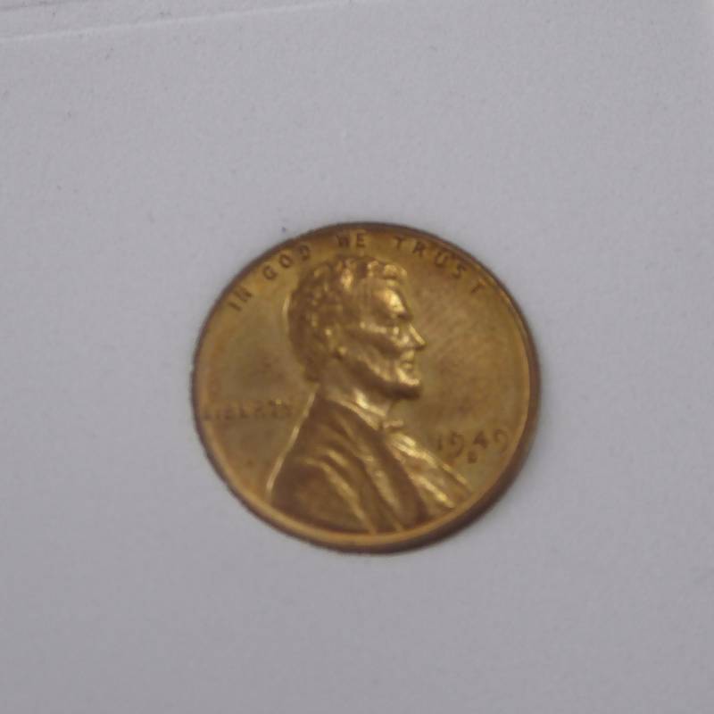 lot 25 image: 1949 D Lincoln Cent