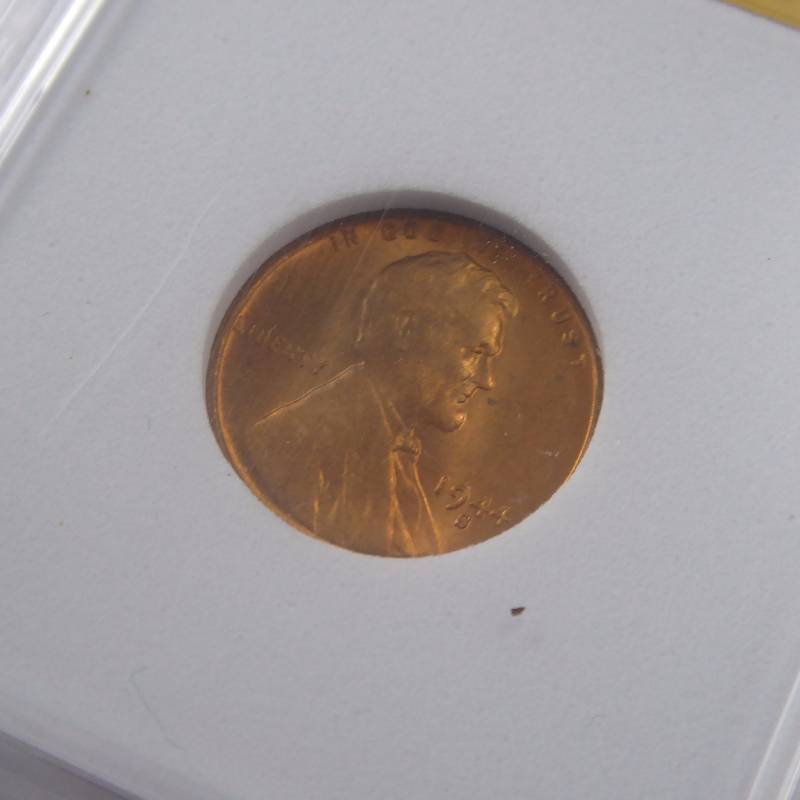 lot 29 image: 1944 S Lincoln Wheat Cent MS68 Grade
