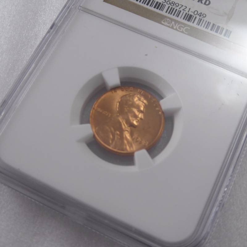lot 31 image: 1955 Lincoln Cent MS64