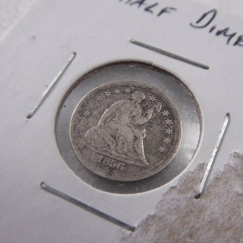 lot 38 image: 1856 Liberty Seated Half Dime