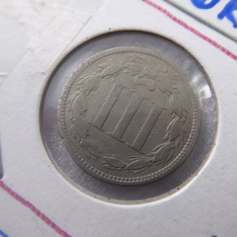 lot 40 image: 3 Cent Nickel