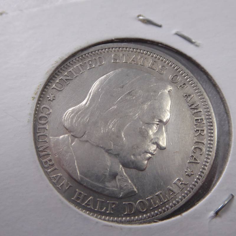 lot 41 image: 1893 Columbian Silver Expo Half Dollar