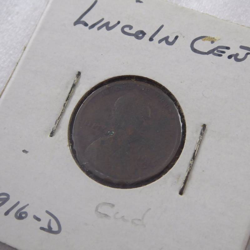 lot 54 image: 1916 D Lincoln Cent