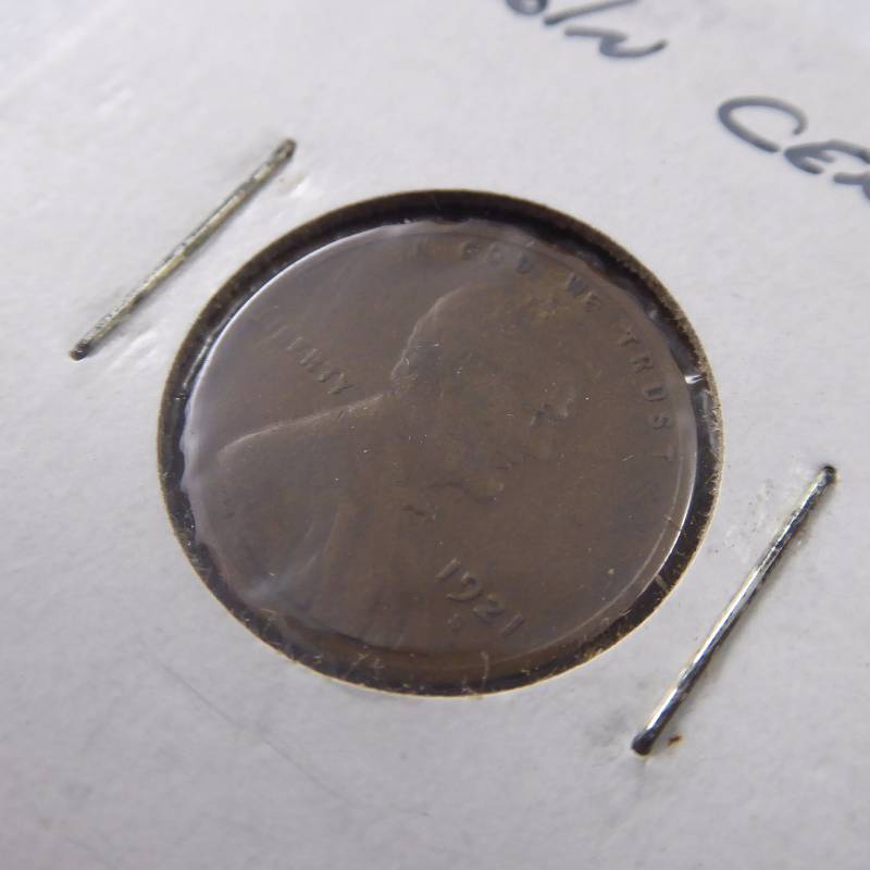 lot 60 image: 1921 S Lincoln Cent