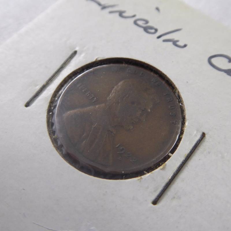 lot 61 image: 1922 D Lincoln Cent