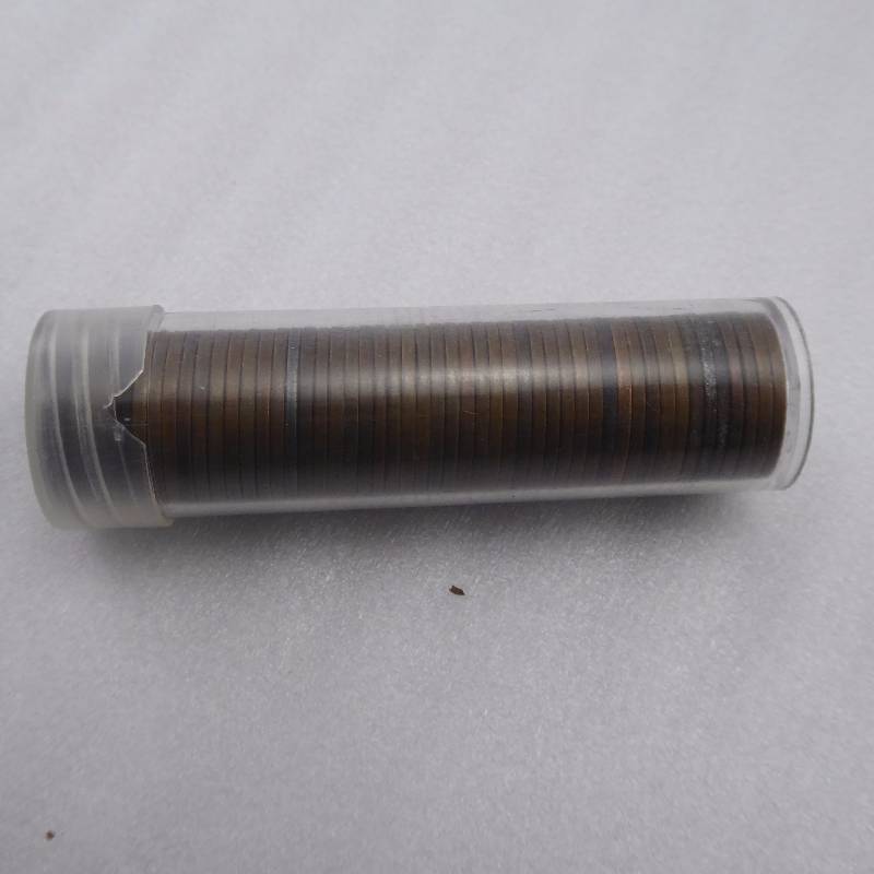 lot 104 image: Roll of 50 Wheat Pennies Various Dates