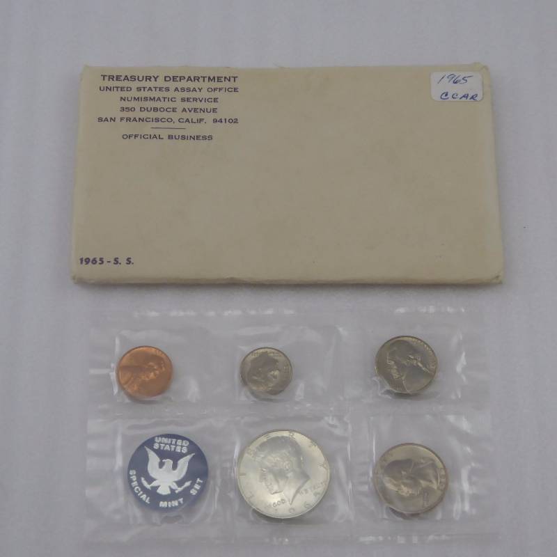 lot 168 image: 1965 United States Special Mint Set
