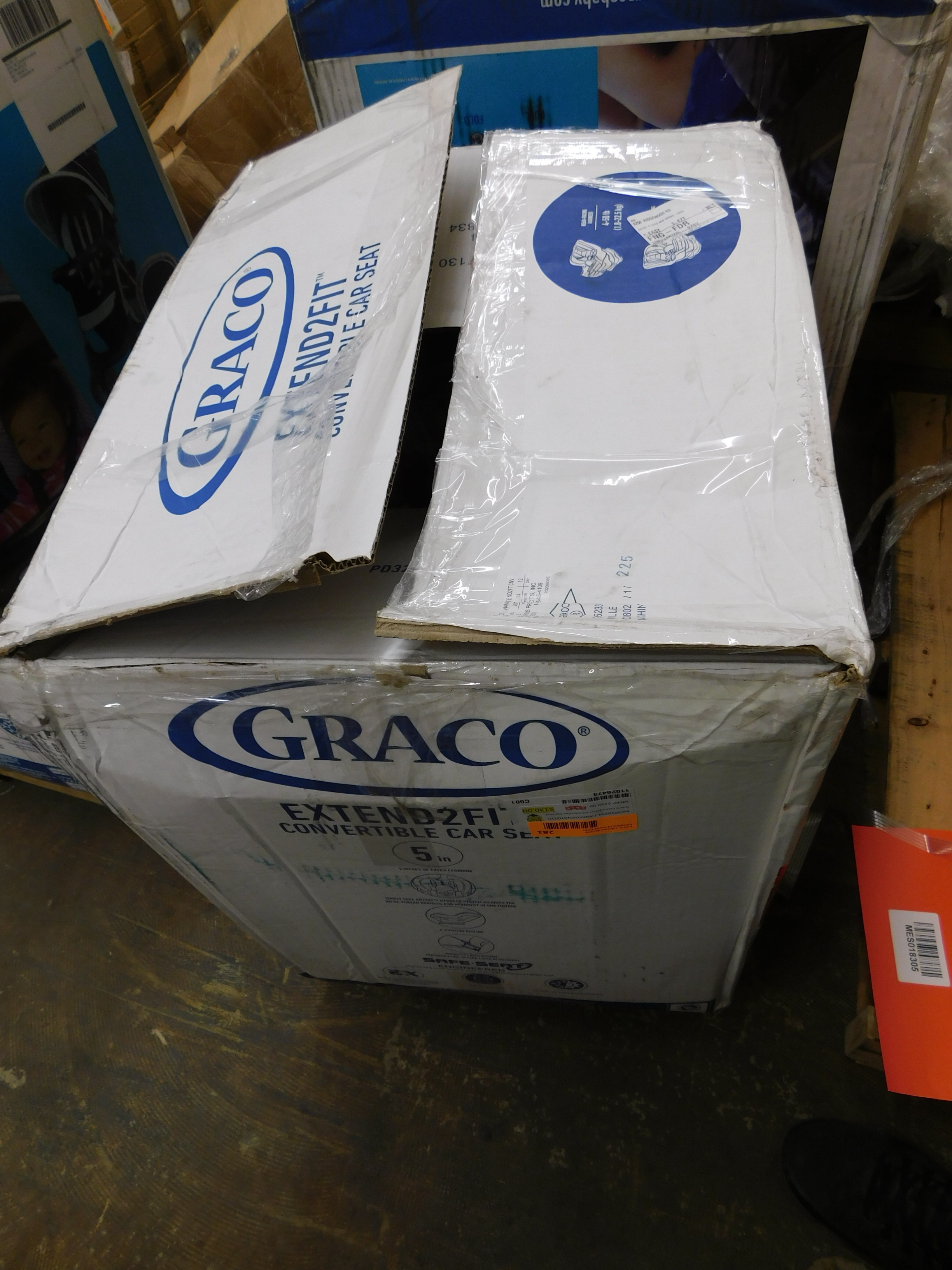 GRACO EXTEND 2 FIT CARSEAT,  MSRP $259.99