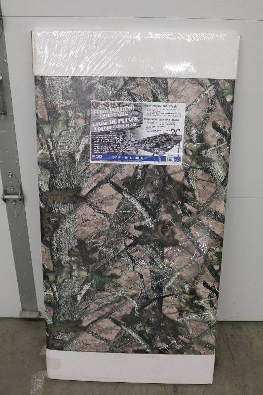 NEW Camo Folding Table