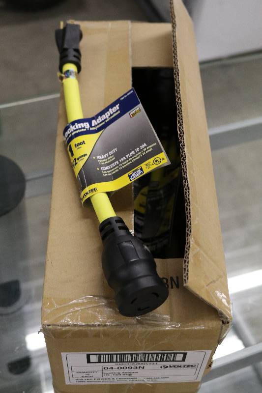 Locking Electric Cord Adapter