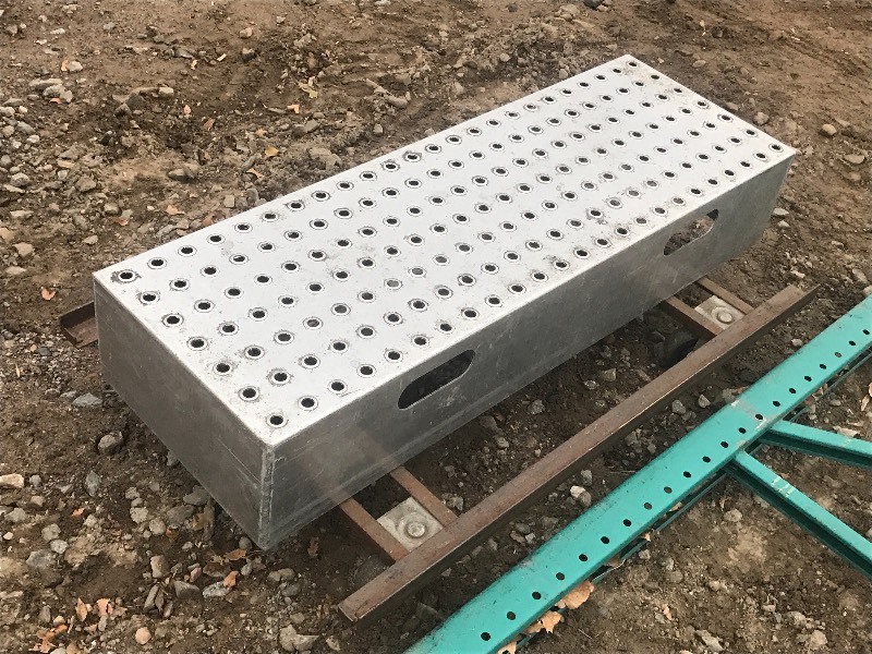 Pallet Rack Upright, Floor Cart, Aluminum Step